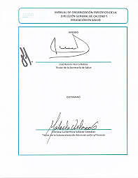 Se estructura y aprueba el Manual de organización específico de la DGCES.