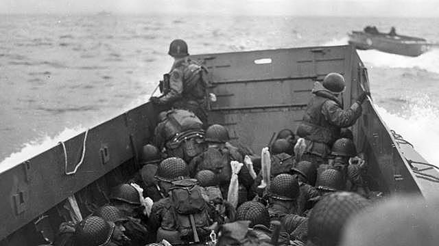 Dagen D- invasionen av Normandie, WWII