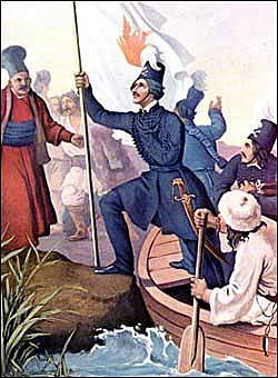 Ο Αλέξανδρος Υψηλάντης έρχεται στο Ιάσιο και κηρύσσει την επανάσταση.