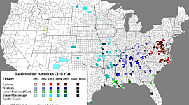 Timeline: Battles of the civil war