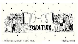 Me and my friend created our tradition