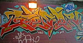 El estilo de los graffitis en Brooklyn