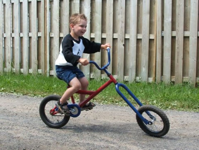 I Ride My bike alone for the first time.