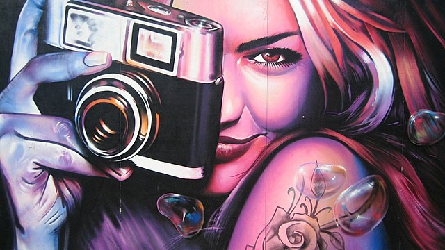 Un ejemplo de arte urbano