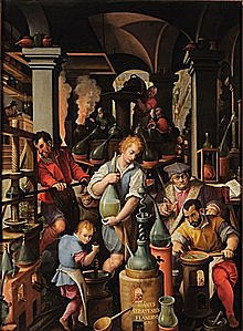 El Laboratorio Alquimista de Giovanni Stradano