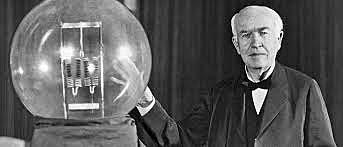 Thomas Edison invented the light bulb