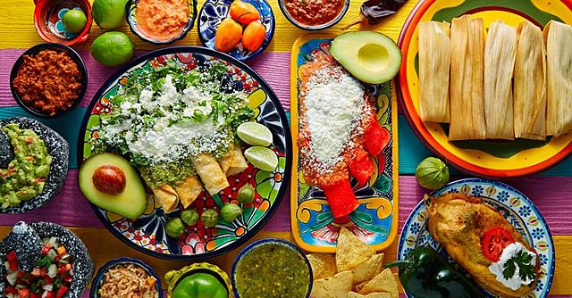 La gastronomía mexicana considerada como Patrimonio Inmaterial de la Humanidad por la UNESCO.