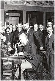 Primera llamada de teléfono transcontinental.