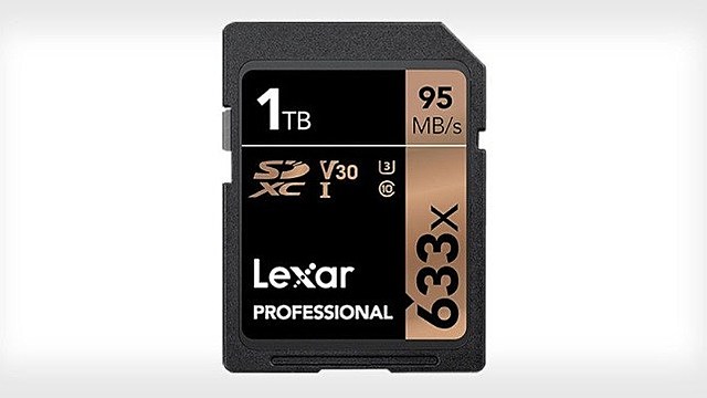 Lexar anuncia la primera tarjeta SD con una capacidad de almacenamiento de 1 terabyte