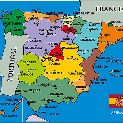 Timeline: Eje cronologico de España y Andorra XIX