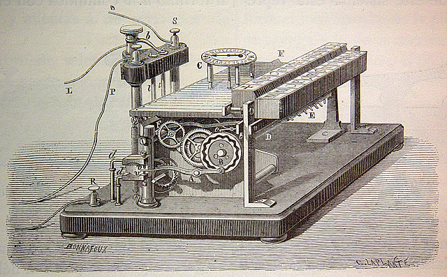 Francia instala el telegrafo