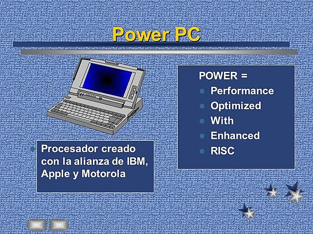Computadoras con microprocesador Power PC