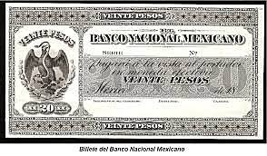 Se funda el Banco Nacional Mexicano