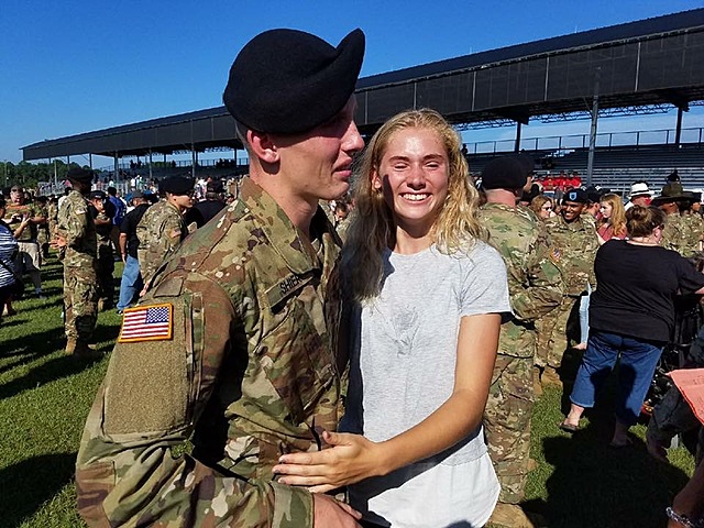 My brother left for the Army