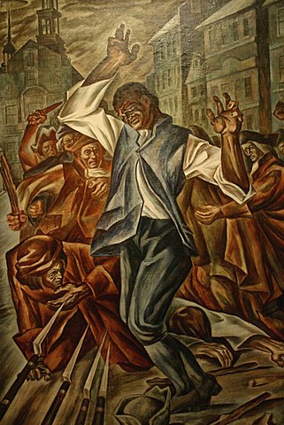 Crispus Attucks killed in Boston Massacre