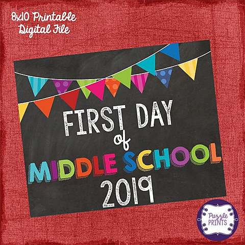 first day of middle school