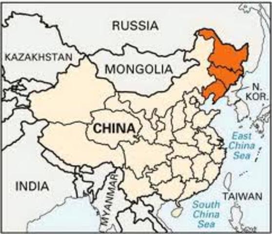 Japan took over Manchuria