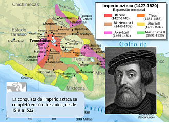 Se completa la conquista del Imperio azteca