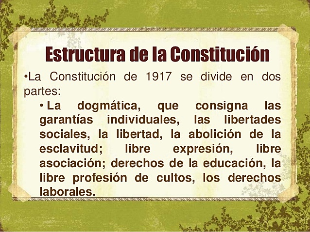 constitución de 1917