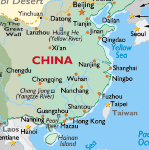 Japan took over East China