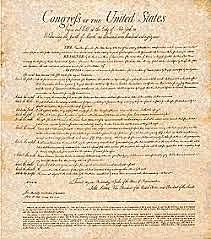 The Bill of Rights is ratified by 3/4ths of the states