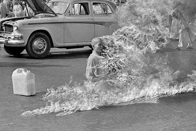 Buddhist Monk Self-Immolates
