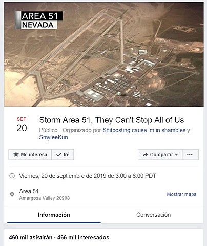 Intento de invadir el Area 51