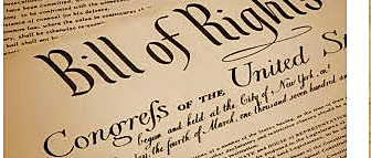 The Bill of Rights is ratified by 3/4ths of the states