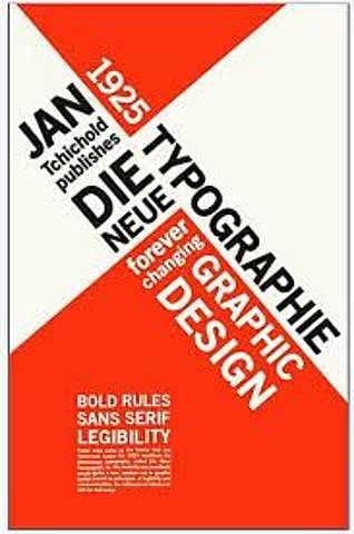 Tschichold y la tipografía.