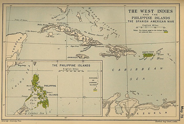 The United States annexes Guam, the Philippines, and Puerto Rico