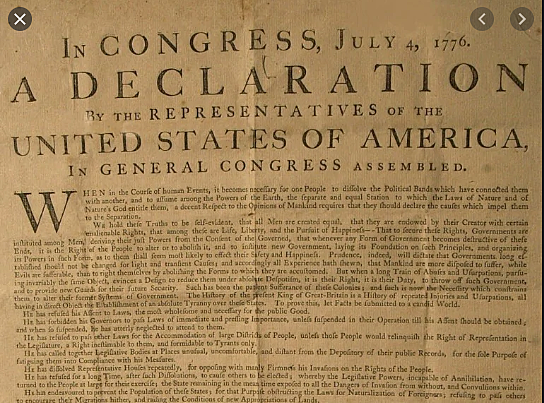 Declaration of Independence