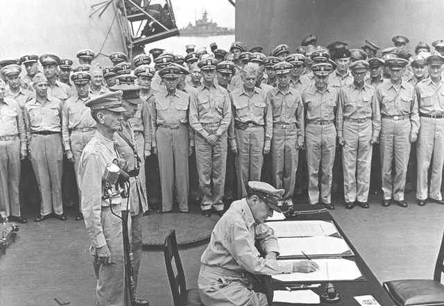 Japan and The U.S Sign a peace treaty