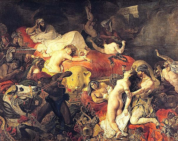 La Mort de Sardanapale Eugène Delacroix