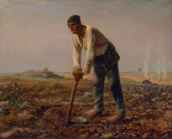 L'homme à la houe Jean-François Millet