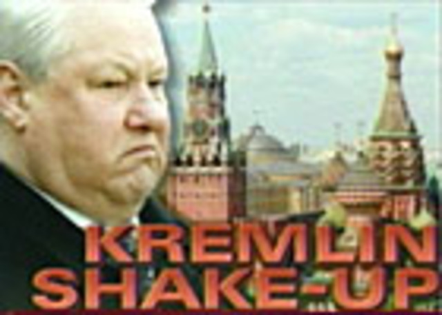 Russian President Boris Yeltsin fires his Prime Minister