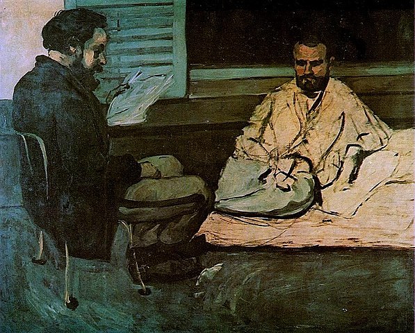 Paul Alexis lisant à Émile Zola Paul Cézanne