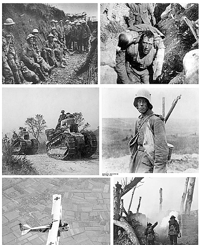 Frente occidental y frente oriental: 1914 – 1918 11 nov 1918