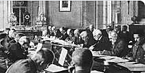 The Treaty of Versailles is signed, ending World War I.