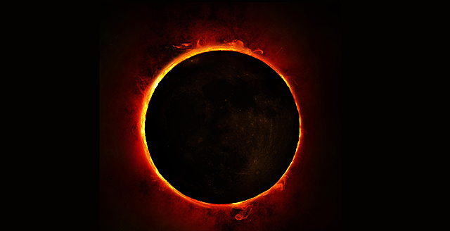Eclipse solar total.