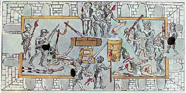 The Spanish massacre