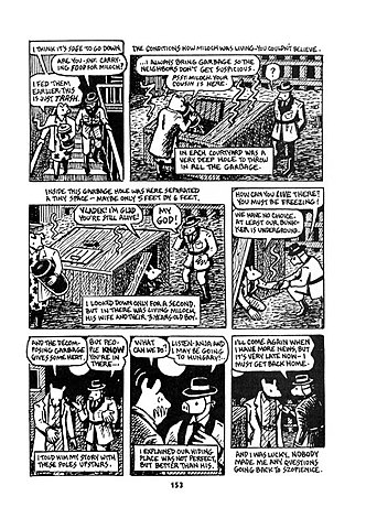 Vladek finds his cousin Miloch suffering and offers him help