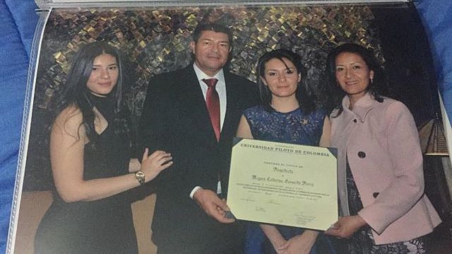 El grado de mi hija mayor