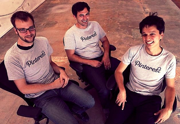 Ben Silbermann, Paul Sciarra y Evan Sharp