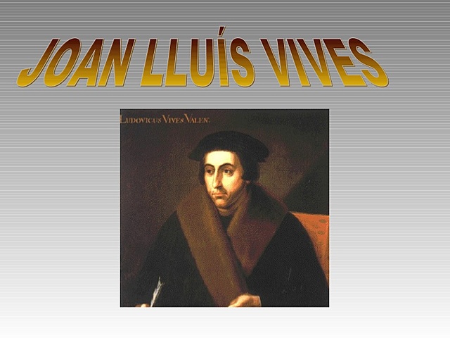 JOAN LLUIS VIVES