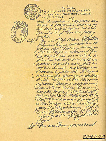 Comienzo de la Independencia