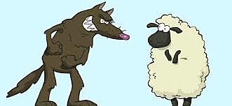 "El lobo y el cordero"