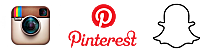 Instagram, Pinterest i Snapchat