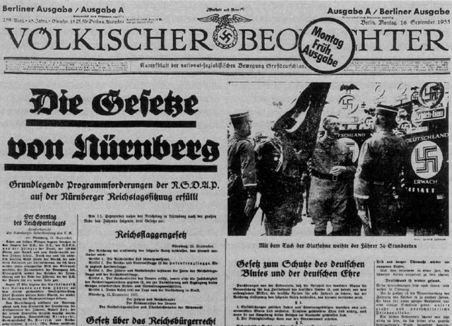 "Nuremberg Laws"