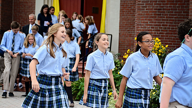 Transition from Catholic school to public