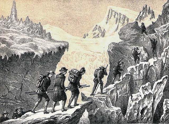 Alpinistas.